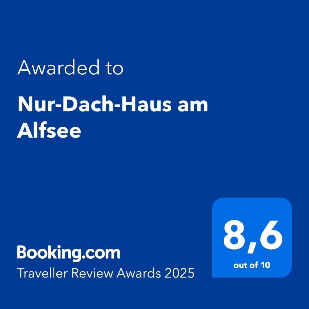 Nur-Dach-Haus Am Alfsee Rieste Exterior foto