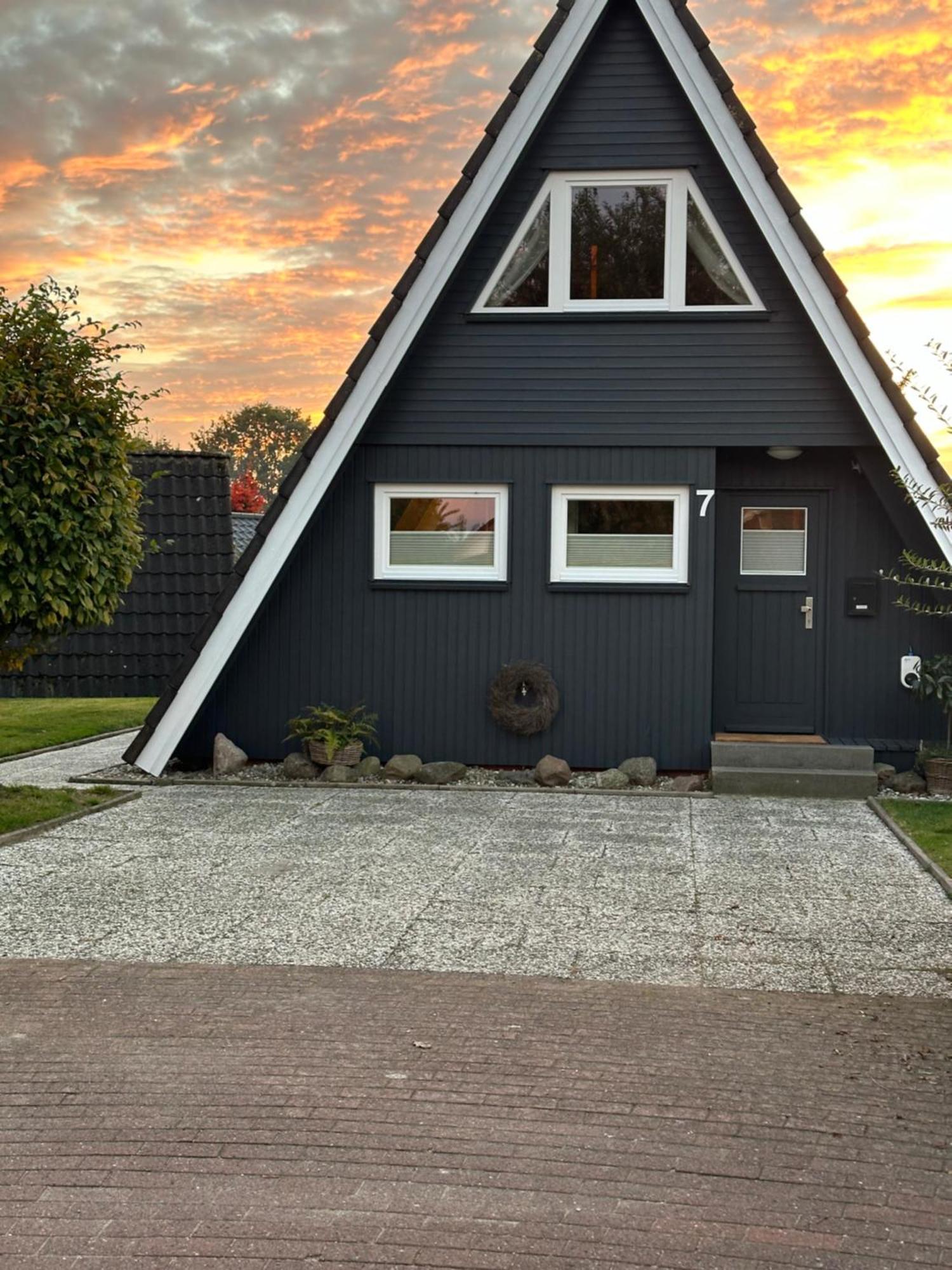 Nur-Dach-Haus Am Alfsee Rieste Exterior foto
